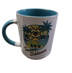 Tommy Bahama Teal and White Mug